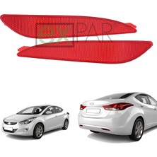 Expar Oto Hyundaı Elantra Arka Tampon Reflektörü Sağ + Sol Takım 2011 - 2013 Elantra Arka Kedi Gözü