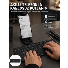 Hayat Store Taşınabilir Katlanabilir Bluetooth Klavye Ios Android Windows Uyumlu - Lisinya