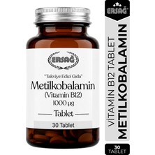 Ersağ Metilkobalamin Vitamin B12 Takviye Edici Gıda 30 Tablet
