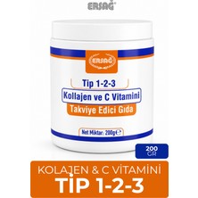 Ersağ Tip 1-2-3 Kollajen ve C Vitamini 200 gr