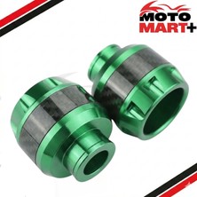 Motomart+ Kawasaki Ninja 500 Yeşil Teker Koruma Takozu 2 Adet MR4782