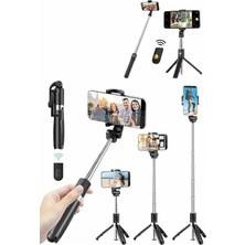 BYZM Cep Telefonu Tripod Standı Manyetik Selfie Sopa Bluetooth Uzaktan Kumandalı