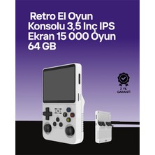 BYZM 64 GB Retro Oyun Konsolu – Çoklu Emülatör Desteği, Linux Tabanlı Açık Sistem