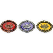 BYZM Istanbul Temalı Metal Magnet Ayasofya Kabartmalı