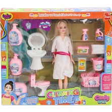BYZM 02452 Cindy Doll Bebek Lavabo ve Temizlik Seti