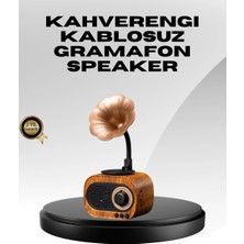 BYZM Kablosuz Retro Radyo Hoparlör 5W Güçlü Ses USB Hafıza Kart Destekli