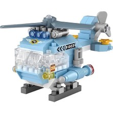 BYZM LZ8616 Loz Helikopter Blok Seti Mini Poşet - Life