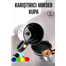 BYZM Yazılı Kupa Kendi Kendini Karıştıran Mikser Kupa Termos Bardak
