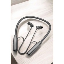BYZM Boyun Askılı Bluetooth Kulaklık Uzun Şarj Süreli Dijital Göstergeli Kablolu