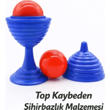 BYZM Mavi Renk Sihirli Kupa Top Kaybetme Oyunu 7 cm