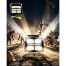 Egecen Taşınabilir Solar Şarjlı LED Kamp Feneri 400 LED Süper Parlak Çok Fonksiyonlu  - EC001Z-55VXR