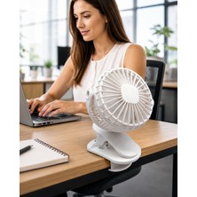 Egecen Mandallı Güçlü Hava Üfleyen Masa ve Bebek Arabası Fanı - EC001Z-55WDY1