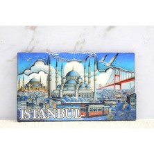 BYZM Ahşap Istanbul Temalı Magnet - Model 12