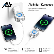 Egecen Ally Hypercharge 140W Aı Akıllı Şarj Kesici Adaptör – Şarj Dolunca Otomatik K - EC001Z-560RD