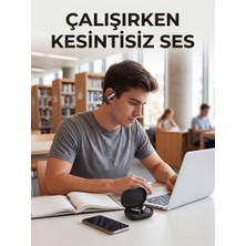 Egecen Kablosuz Spor Kulaklığı Kulak Kancalı Bluetooth Kulaklık Şarj Kutulu - EC001Z-560PM0
