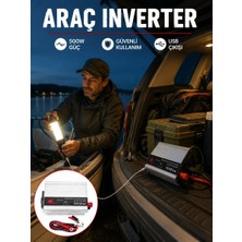 Egecen 500W Araç Inverter Aküden Priz Dönüştürücü - EC001Z-560IQ7