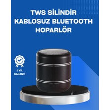 BYZM Taşınabilir Silindir Tasarım Bluetooth 5.0 Hoparlör Yüksek Bas Performanslı