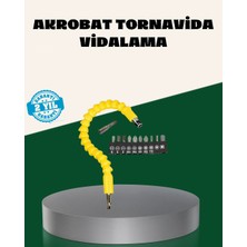 BYZM 12 Parça Akrobat Bits Seti Çok Amaçlı Vidalama Dayanıklı Çelik