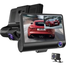 BYZM Çift Lens Araç Güvenlik Kamerası G Sensörlü Full Hd