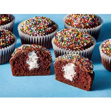 BYZM Mini Çocuklar Için Cupcake Fırın Kalıbı 6 Büyük Bölmeli Muffin Kek Kalıbı