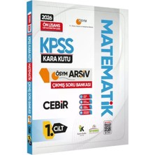 İnformal Yayınları 2026 Kpss Ön Lisans/ortaöğretim Matematik Kara Kutusu 1.cilt Cebir Ösym Çıkmış Soru Bankası Çözümlü-