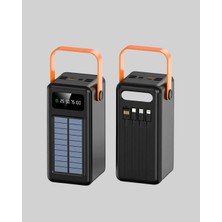 BYZM Powerbank Hızlı Şarj Solar Güneş Enerjili Çok Girişli