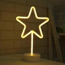 BYZM Yıldız Neon LED Lamba