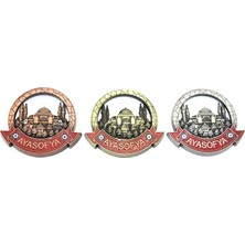 BYZM Istanbul Temalı Metal Magnet Model 4