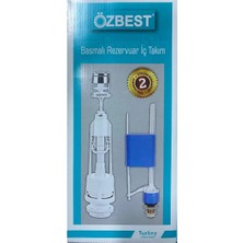 BYZM Özbest Su Tasarruflu Basmalı Klozet Rezervuar Iç Takımı - Uyumlu ve Dayanıklı