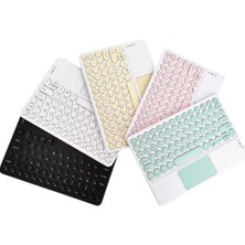 BYZM Touchpad Uyumlu Bluetooth Klavye Slim Kablosuz Wifi Q Klavye