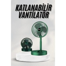 BYZM Katlanabilir Teleskopik Şarjlı Fan Masaüstü Soğutucu Vantilatör