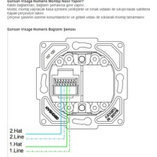 BYZM Visage Beyaz Telefon Prizi (Cat3) Çerçevesiz - Priz ve Anahtar Için Uyumlu Çerçeve
