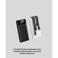 BYZM Çoklu Güvenlik Korumalı 20.000 Mah Powerbank Fener Özellikli