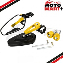 Motomart+ Honda Forza 125 Sarı Gidon Ayna MR1815
