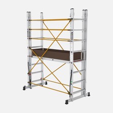 Çağsan Çağsan Polysafe 2x8 Basamaklı Çok Amaçlı Iskele Merdiven