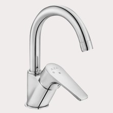 Eca Niobe Kuğu Lavabo Bataryası Uzun Çıkış Ucu 159 mm Soğukta Açılma Özelliği ile Şık Tasarım