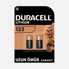 Duracell Duracell Yüksek Güçlü Lityum CR123 3V 2'li Pil
