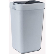Motek Motek Comfort Dust Bin Çöp Kovası Gri 40 Lt