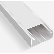 Mutlusan Mutlusan Kablo Kanalı 2m Beyaz 100X50 mm