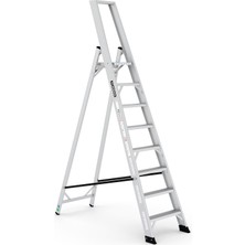 Çağsan Çağsan Alesta Alüminyum 7+1 Basamaklı Katlanabilir Iş - Profesyonel Merdiven