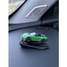 Arteo3d Porsche 911 Yeşil Metal Araç Torpido Drifter Seti Torpido Süsü