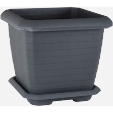 Serinova Serinova Hisar Saksı 25,5 Lt Antrasit