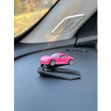 Arteo3d Porsche 911 Pembe Metal Araç Torpido Drifter Seti Torpido Süsü