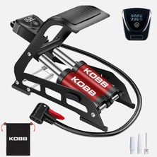 Kobb Kobb KB5402D Çift Pistonlu Dokunmatik Dijital Basınç Göstergeli Ayak Pompası + Taşıma Kılıfı