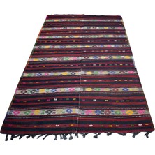 Zehra Abla Halı El Dokuma Şaheser Adıyaman Yün Kilim 7407