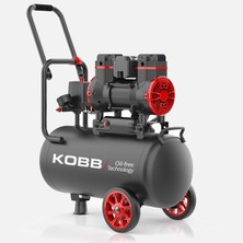 Kobb Kobb KBK25S 1.7hp 25LT 8bar Yağsız Sessiz Taşınabilir Hava Kompresörü