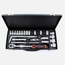 Worldforce Worldforce Lokma Takımı 26 Parça S-Ultra 1/2'' Uzatmalı Cırcır - 11350