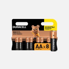 Duracell Duracell 8'li Alkalin Aa Kalem Pil