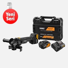 Dewalt Dewalt DCG45MP2T-QW Mclaren 125 mm Akülü Taşlama + 2x5 Ah Akü Set