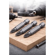 Aesco 3 Adet 50 mm Yıldız Uçlu Tornida Bits